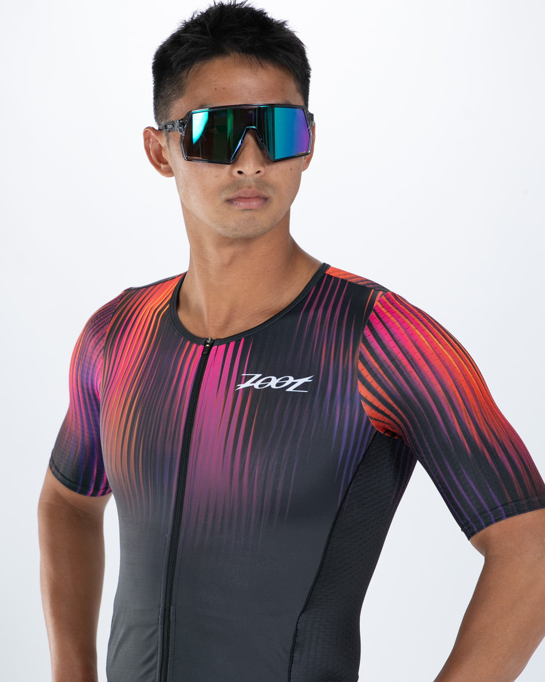 Zoot Sports TRI AERO RACESUITS Men's Ltd Tri Aero Fz Racesuit - Afterglow