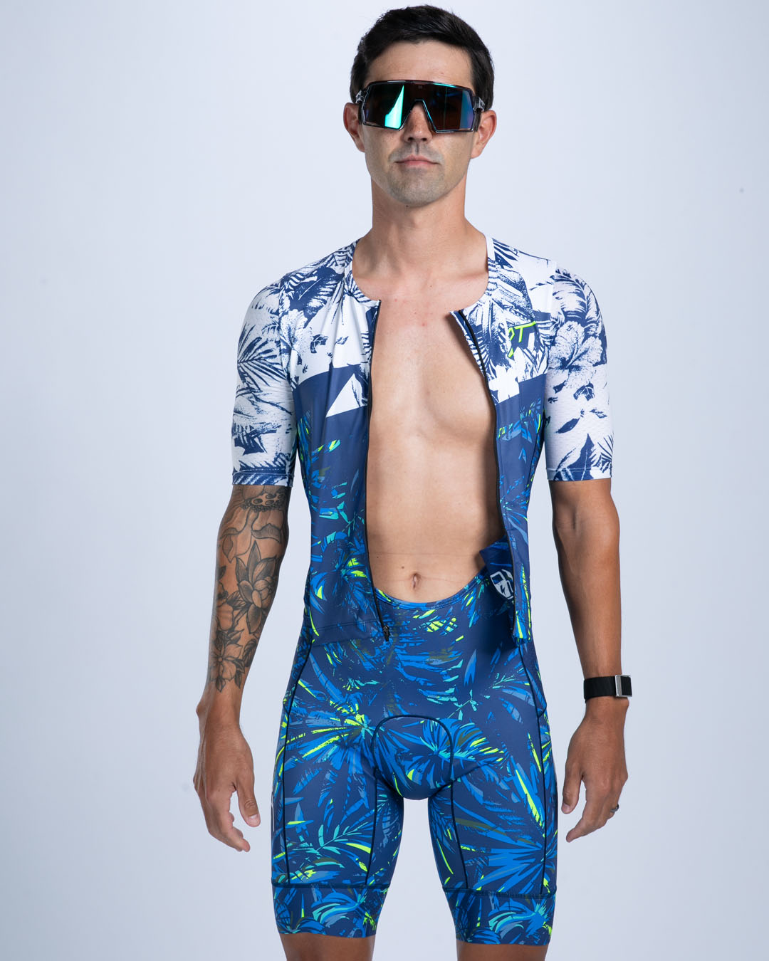 Zoot Sports TRI AERO RACESUITS Men's Ltd Tri Aero Fz Racesuit - Island Original