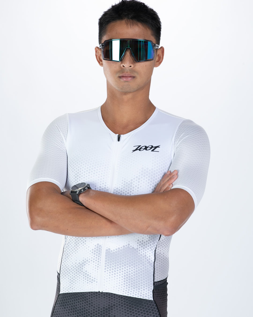 Zoot Sports TRI AERO RACESUITS Men's Ltd Tri Aero Fz Racesuit - Shadow