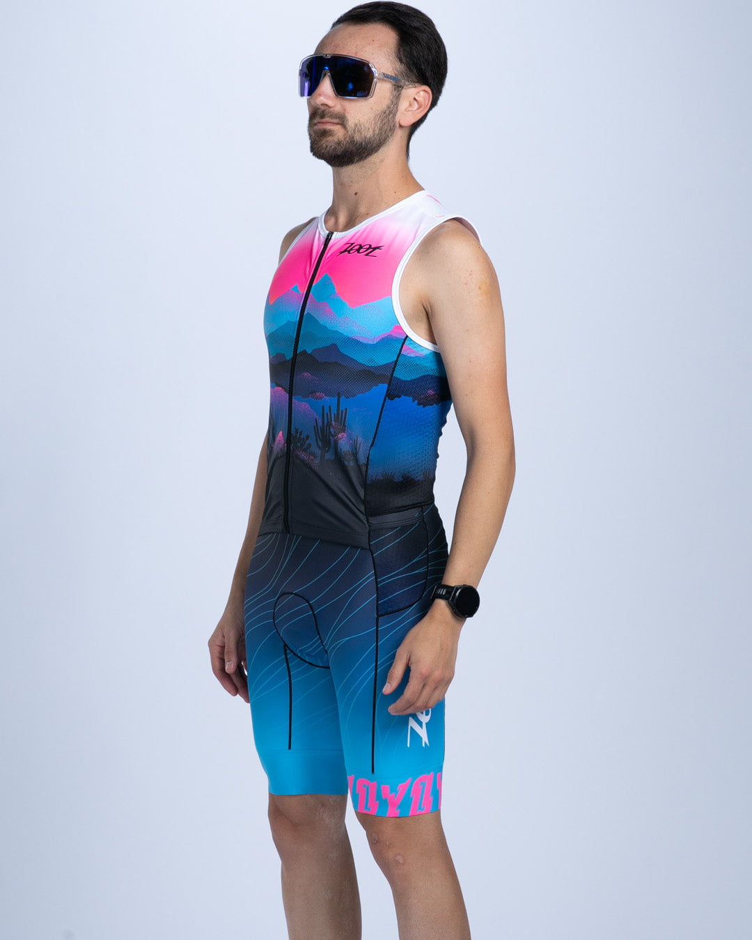 Zoot Sports TRI AERO RACESUITS Men's Ltd Tri Slvs Fz Racesuit - Elements