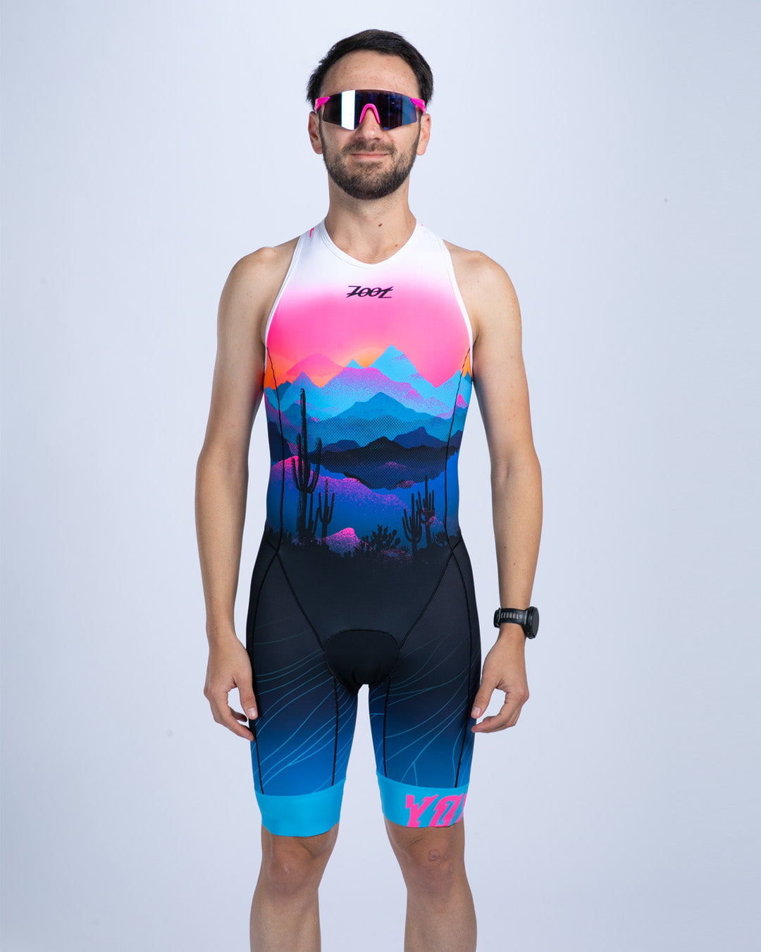 Zoot Sports TRI BACKZIP RACESUITS Men's Sprint Tri Hyperglide Backzip Racesuit - Elements