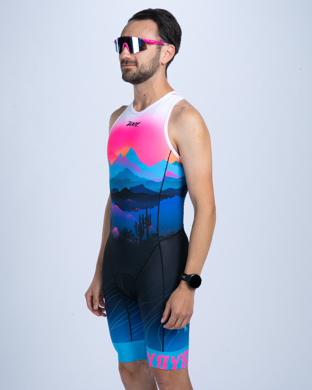 Zoot Sports TRI BACKZIP RACESUITS Men's Sprint Tri Hyperglide Backzip Racesuit - Elements