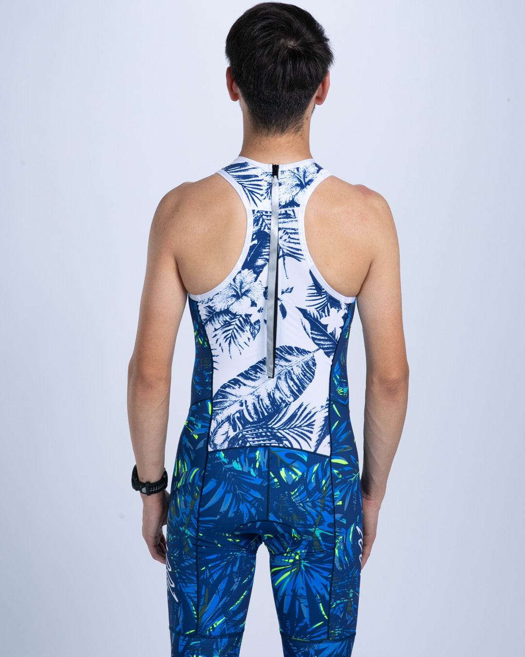 Zoot Sports TRI BACKZIP RACESUITS Men's Sprint Tri Hyperglide Backzip Racesuit - Island Original