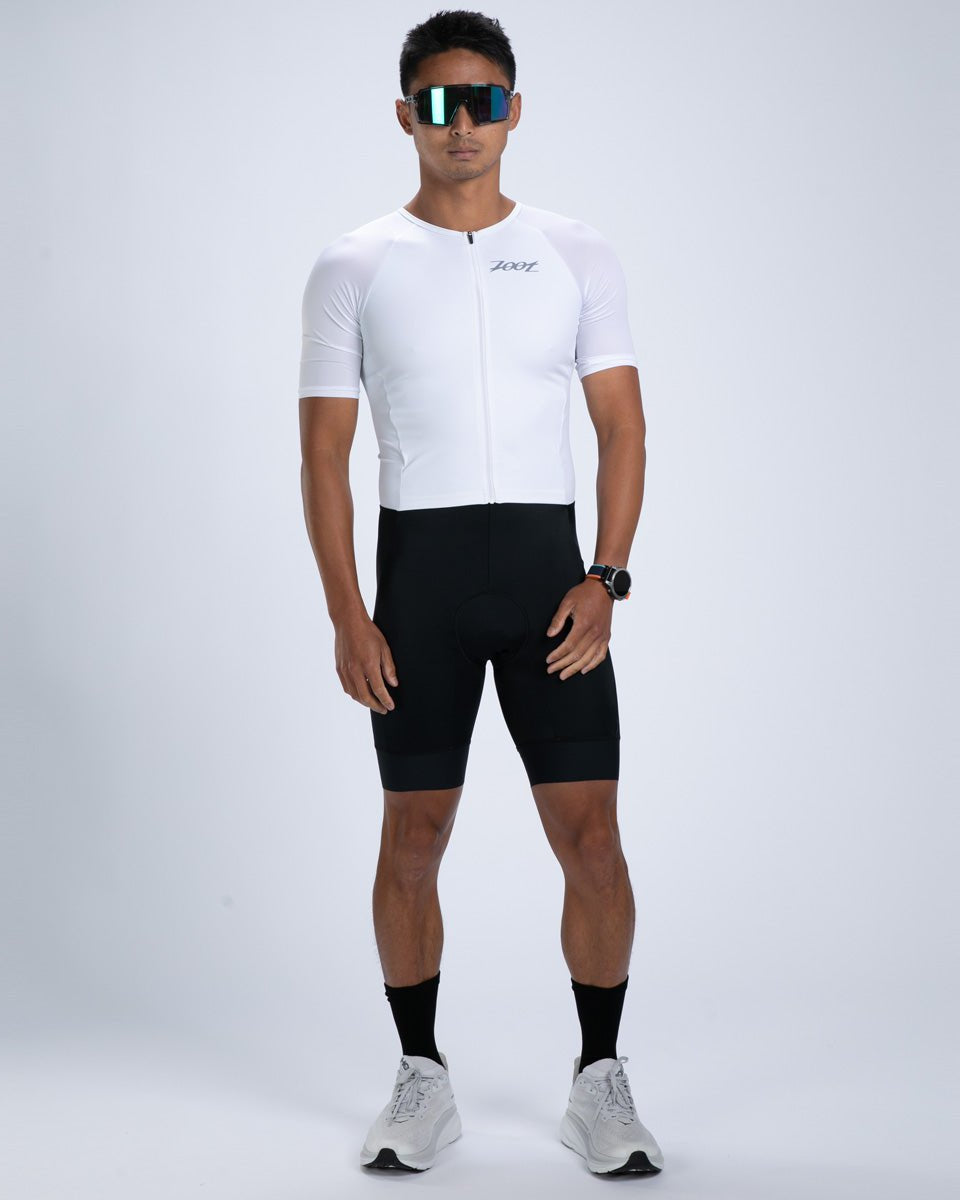 Zoot Sports TRI RACESUITS Men's Core Tri Aero Fz Racesuit - White