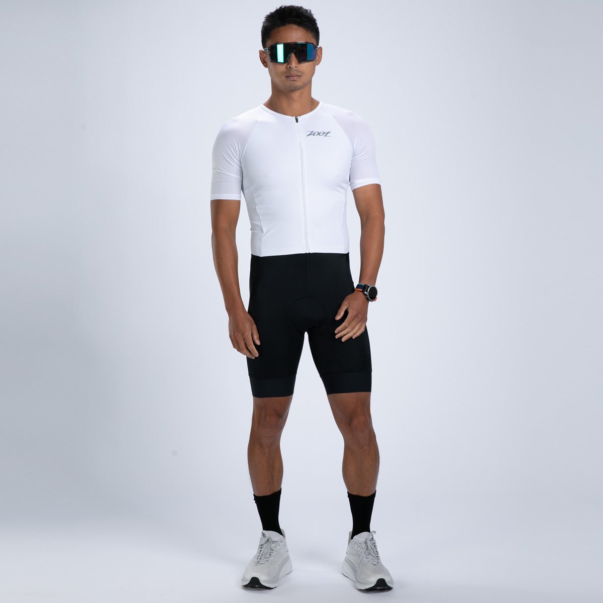 Zoot Sports TRI RACESUITS Men's Core Tri Aero Fz Racesuit - White
