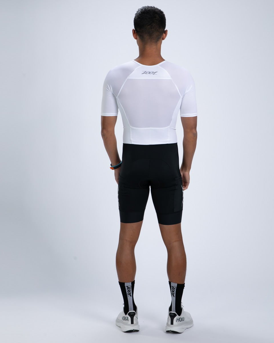 Zoot Sports TRI RACESUITS Men's Core Tri Aero Fz Racesuit - White