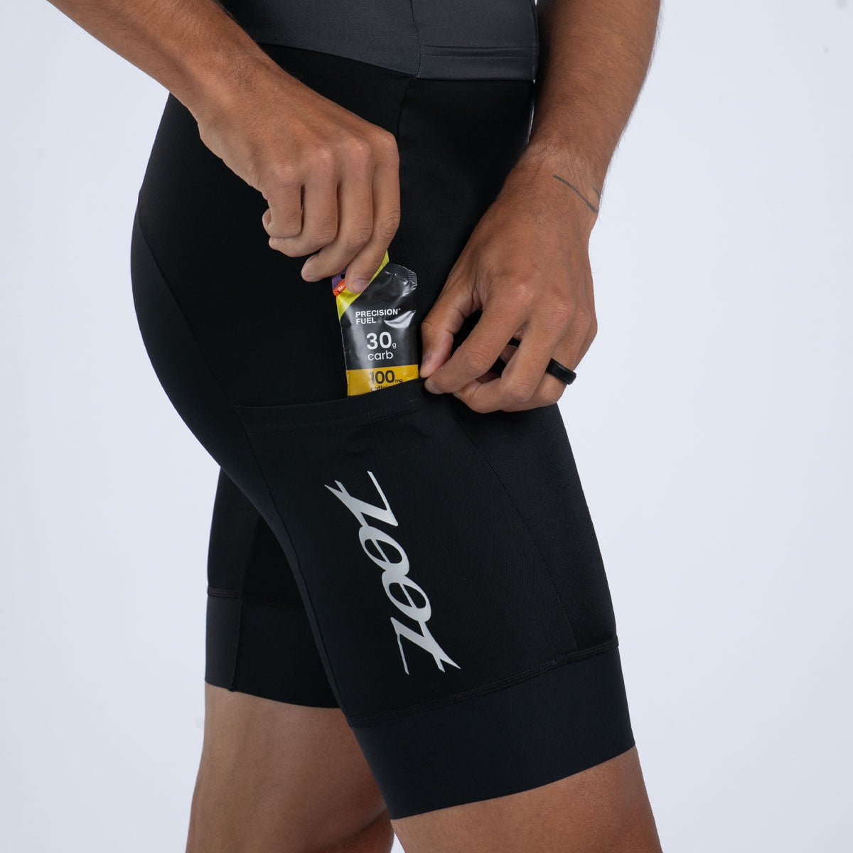 Zoot Sports TRI RACESUITS Men's Core Tri Slvs Fz Racesuit - Jet Black