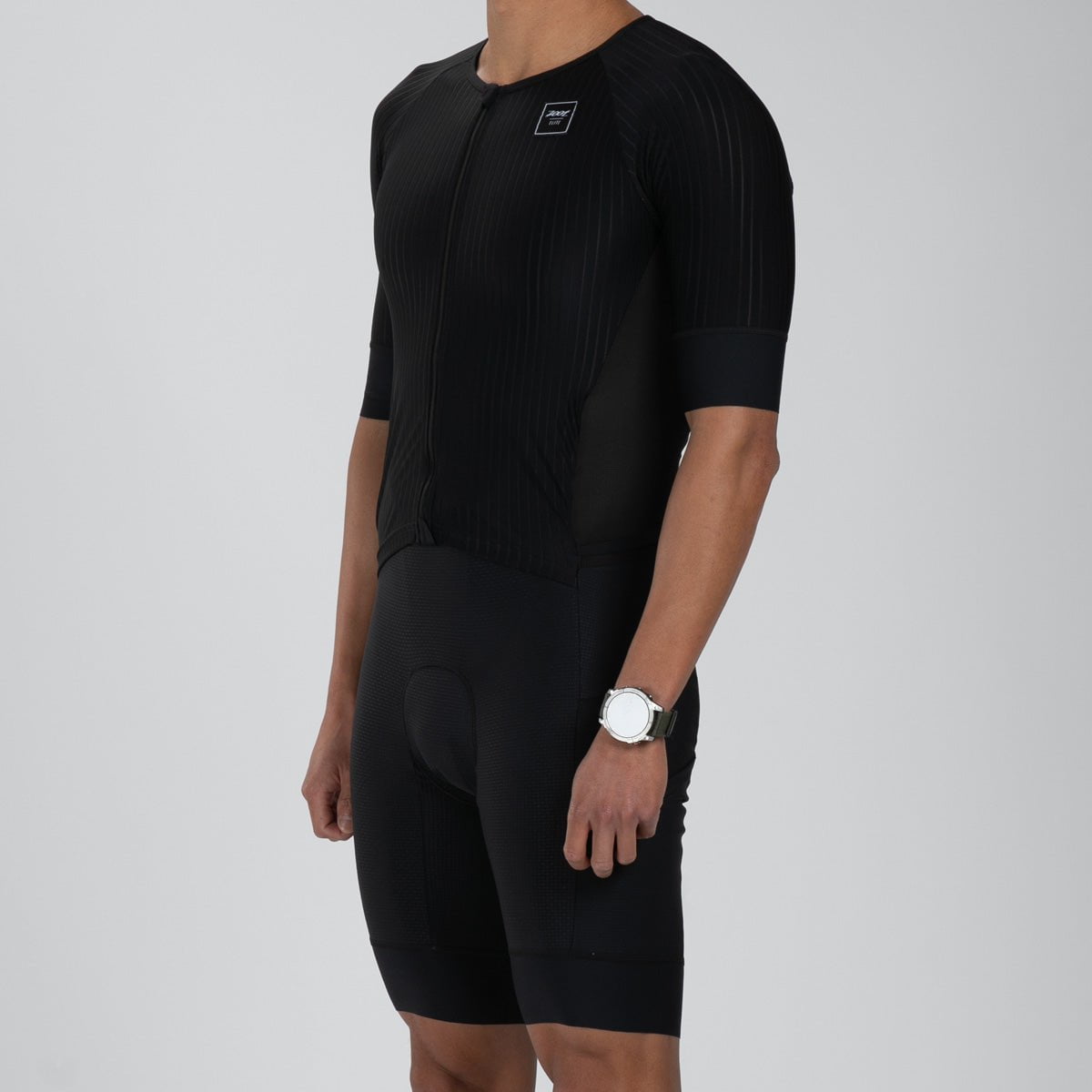 Zoot Sports TRI RACESUITS Men's Elite 2.0 Tri Aero Fz Racesuit - Black