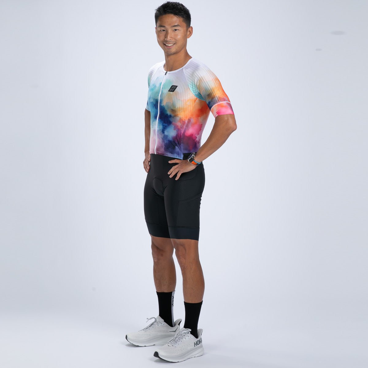 Zoot Sports TRI RACESUITS Men's Elite Tri Aero Fz Racesuit - Chromoflow