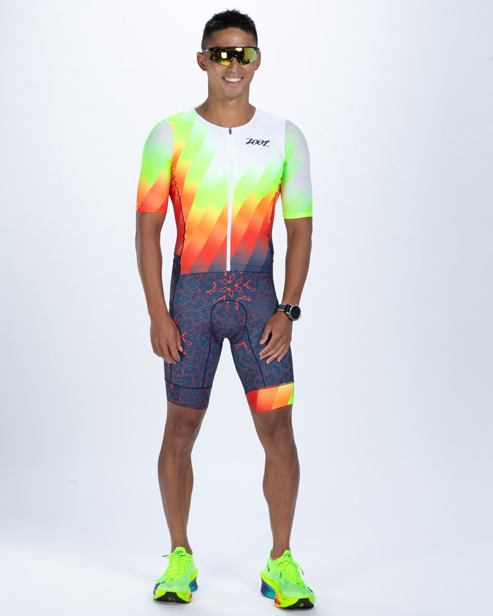 Zoot Sports TRI RACESUITS Men's Ltd Tri Aero Fz Racesuit - Costa Del Sol