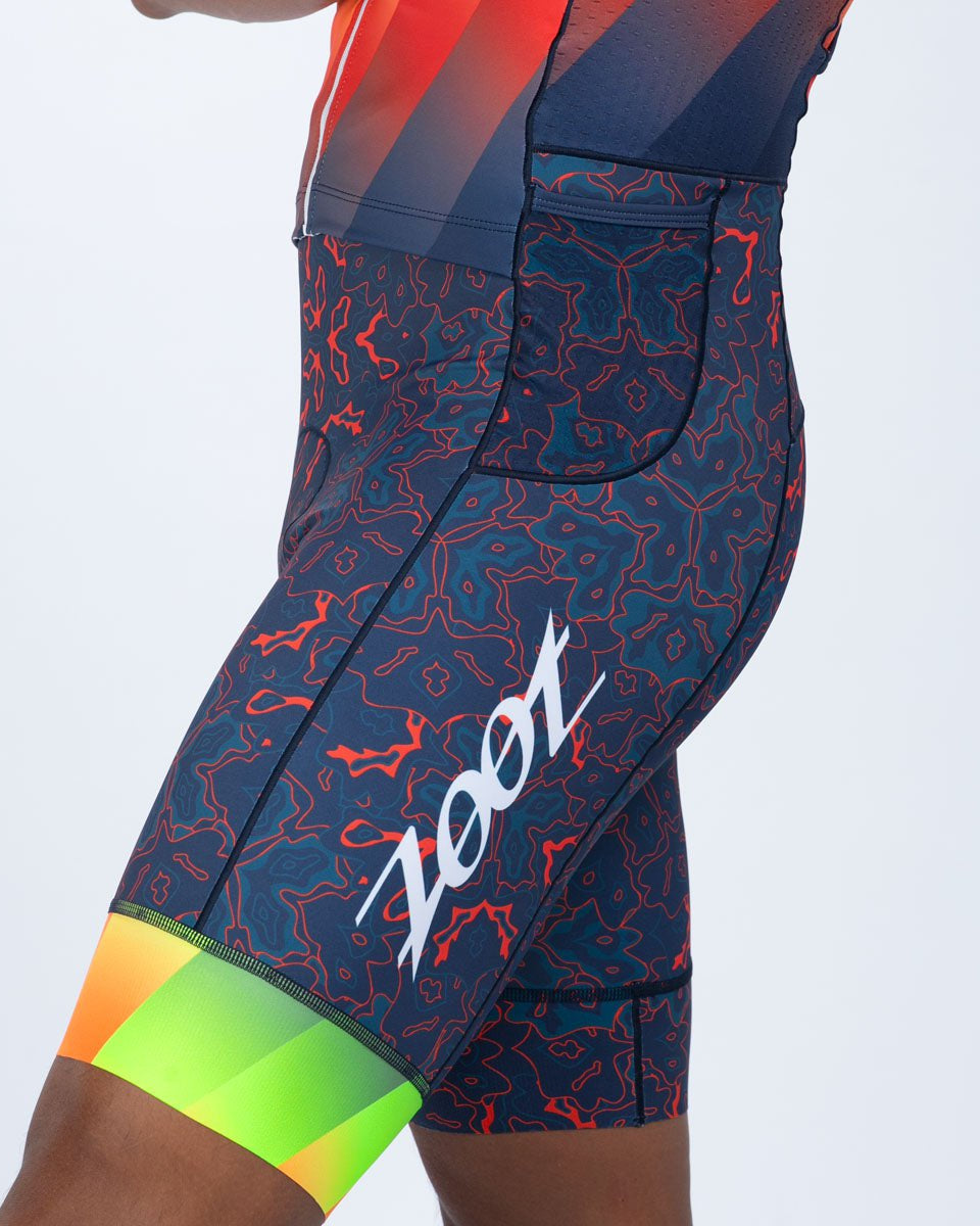Zoot Sports TRI RACESUITS Men's Ltd Tri Aero Fz Racesuit - Costa Del Sol