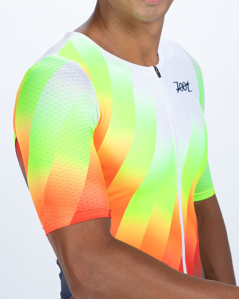 Zoot Sports TRI RACESUITS Men's Ltd Tri Aero Fz Racesuit - Costa Del Sol