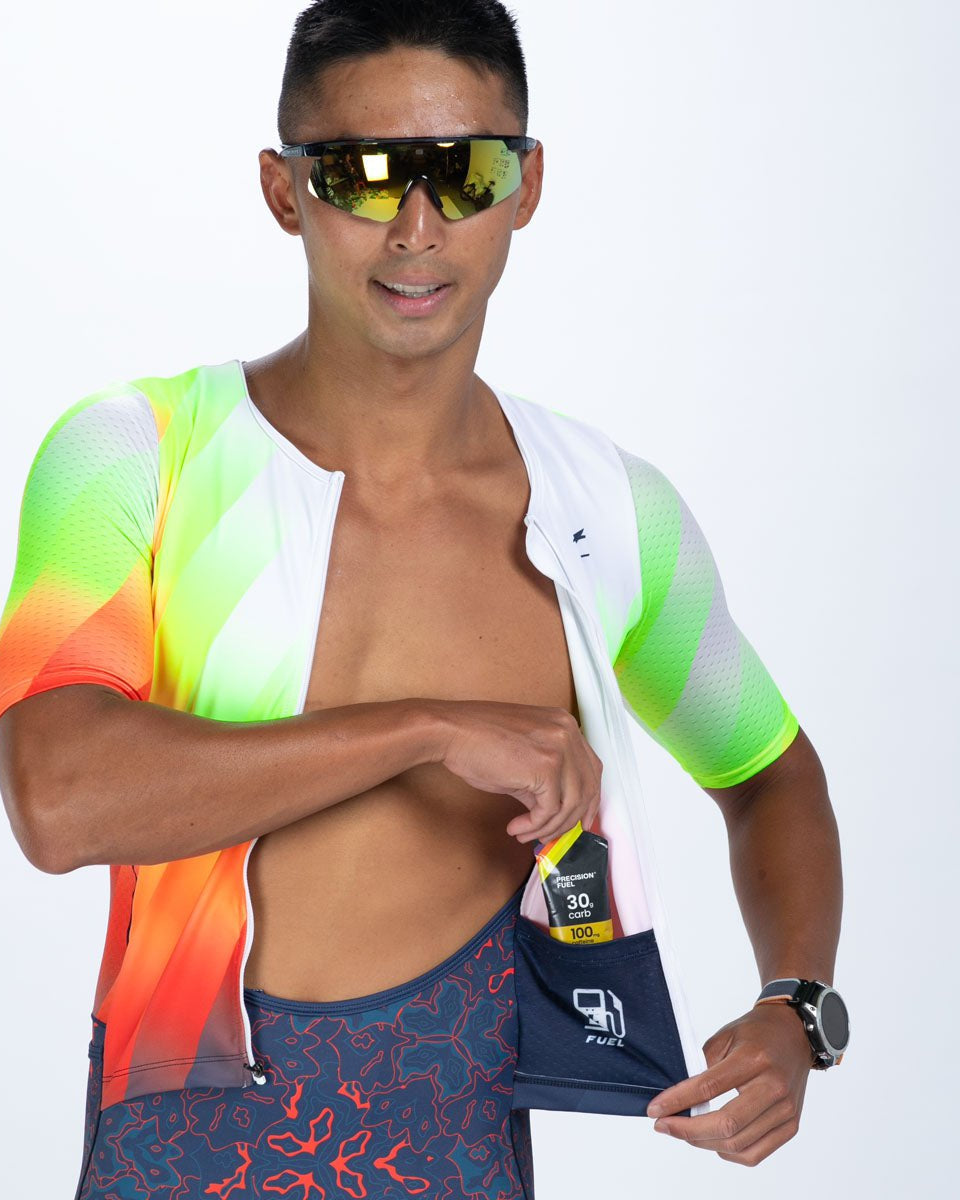 Zoot Sports TRI RACESUITS Men's Ltd Tri Aero Fz Racesuit - Costa Del Sol