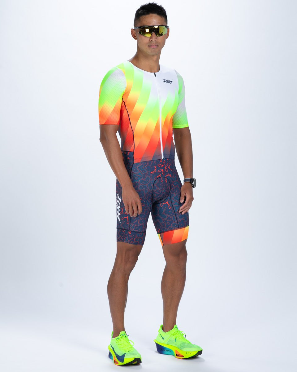Zoot Sports TRI RACESUITS Men's Ltd Tri Aero Fz Racesuit - Costa Del Sol