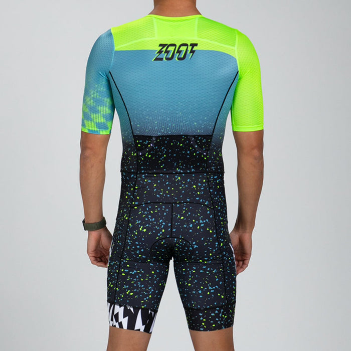 Zoot Sports TRI RACESUITS Men's Ltd Tri Aero Fz Racesuit - Electric