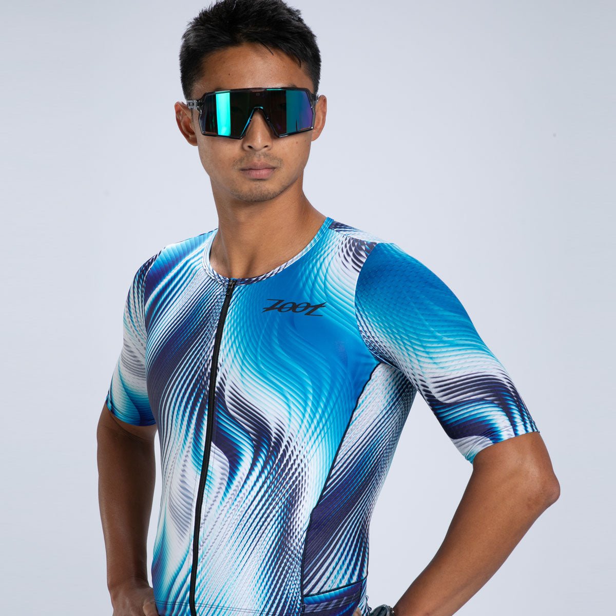 Zoot Sports TRI RACESUITS Men's Ltd Tri Aero Fz Racesuit -Surge