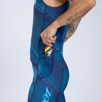 Zoot Sports TRI RACESUITS Men's Ltd Tri Aero Slvs Fz Racesuit - IM Heat