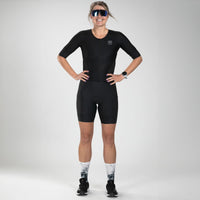 Zoot Sports TRI RACESUITS Women's Elite 2.0 Tri Aero Fz Racesuit - Black