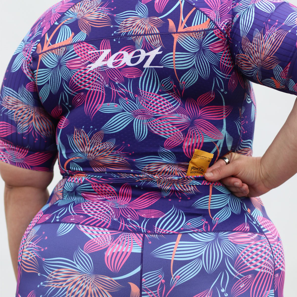 Zoot Sports TRI RACESUITS Women's Ltd Athena Tri Aero Fz Racesuit -Flora