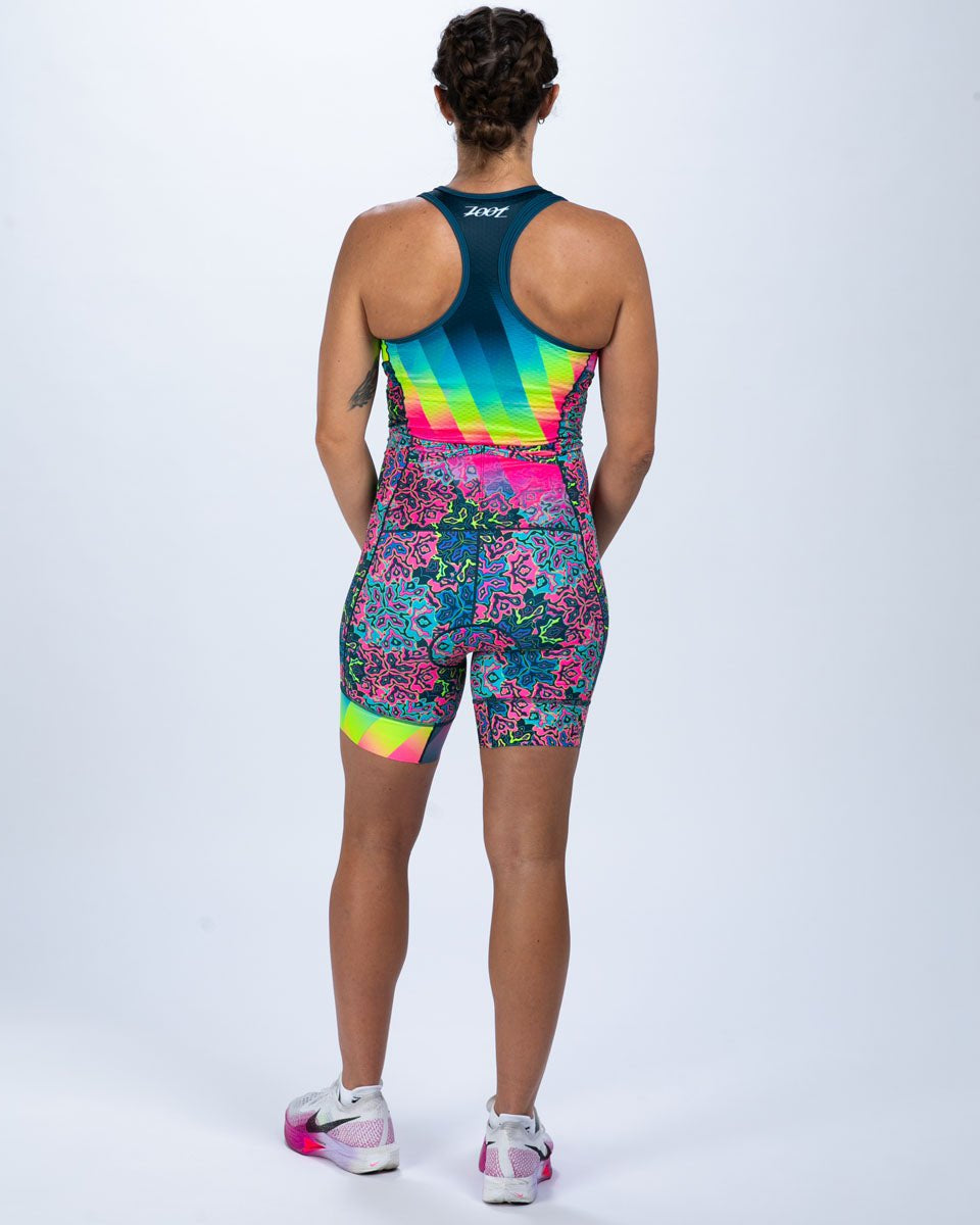 Zoot Sports TRI RACESUITS Women's Ltd Tri Slvs Fz Racesuit - Costa Del Sol