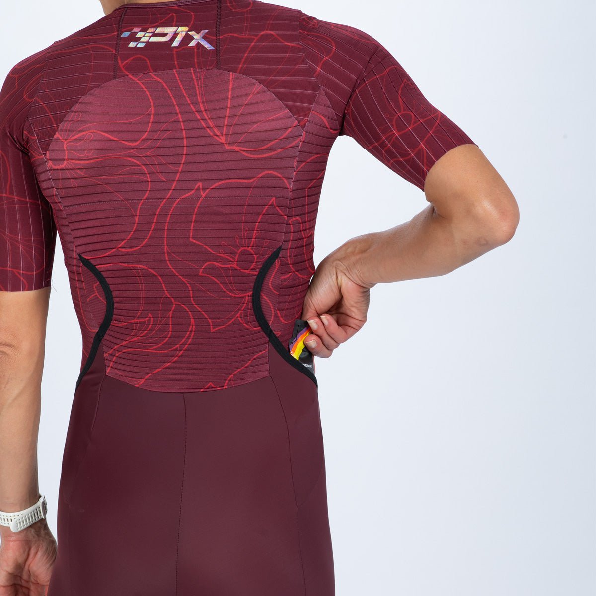 Zoot Sports TRI RACESUITS Women's Ultra P1x Tri Racesuit - Burgundy