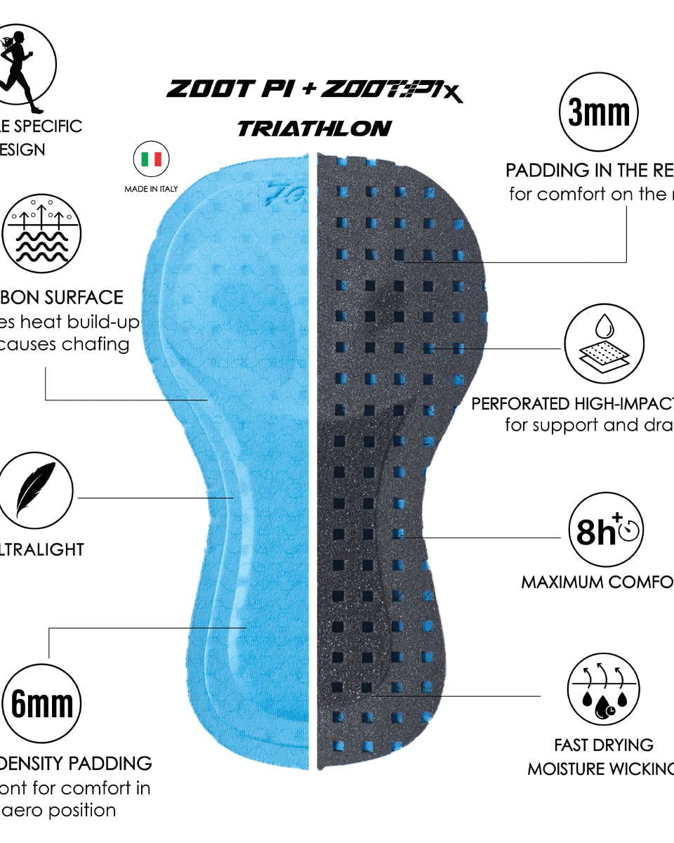 Zoot Sports TRI RACESUITS Women's Ultra Tri P1 Exos Racesuit - Costa Del Sol