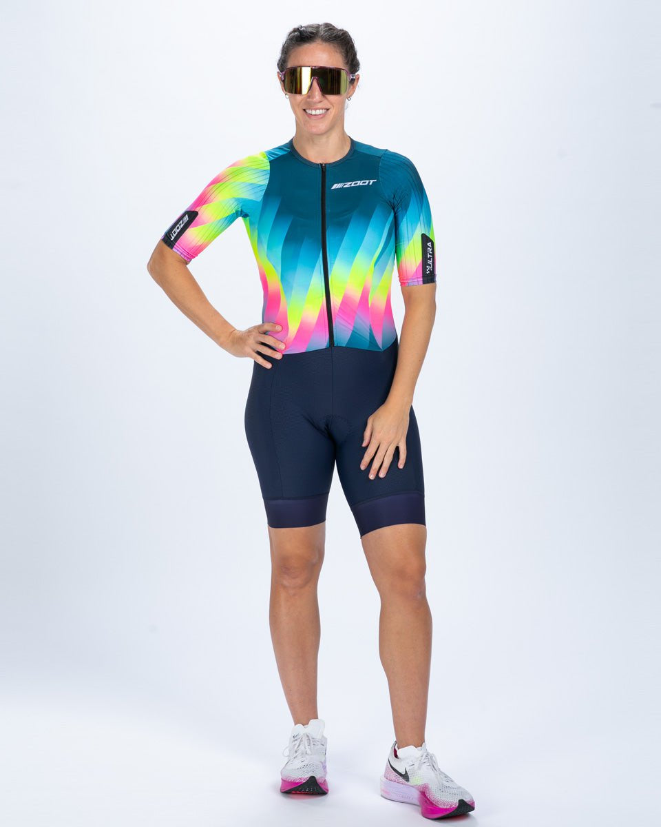 Zoot Sports TRI RACESUITS Women's Ultra Tri P1 Racesuit - Costa Del Sol