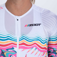 Zoot Sports TRI RACESUITS Women's Ultra Tri P1 Racesuit - Koa Tropical