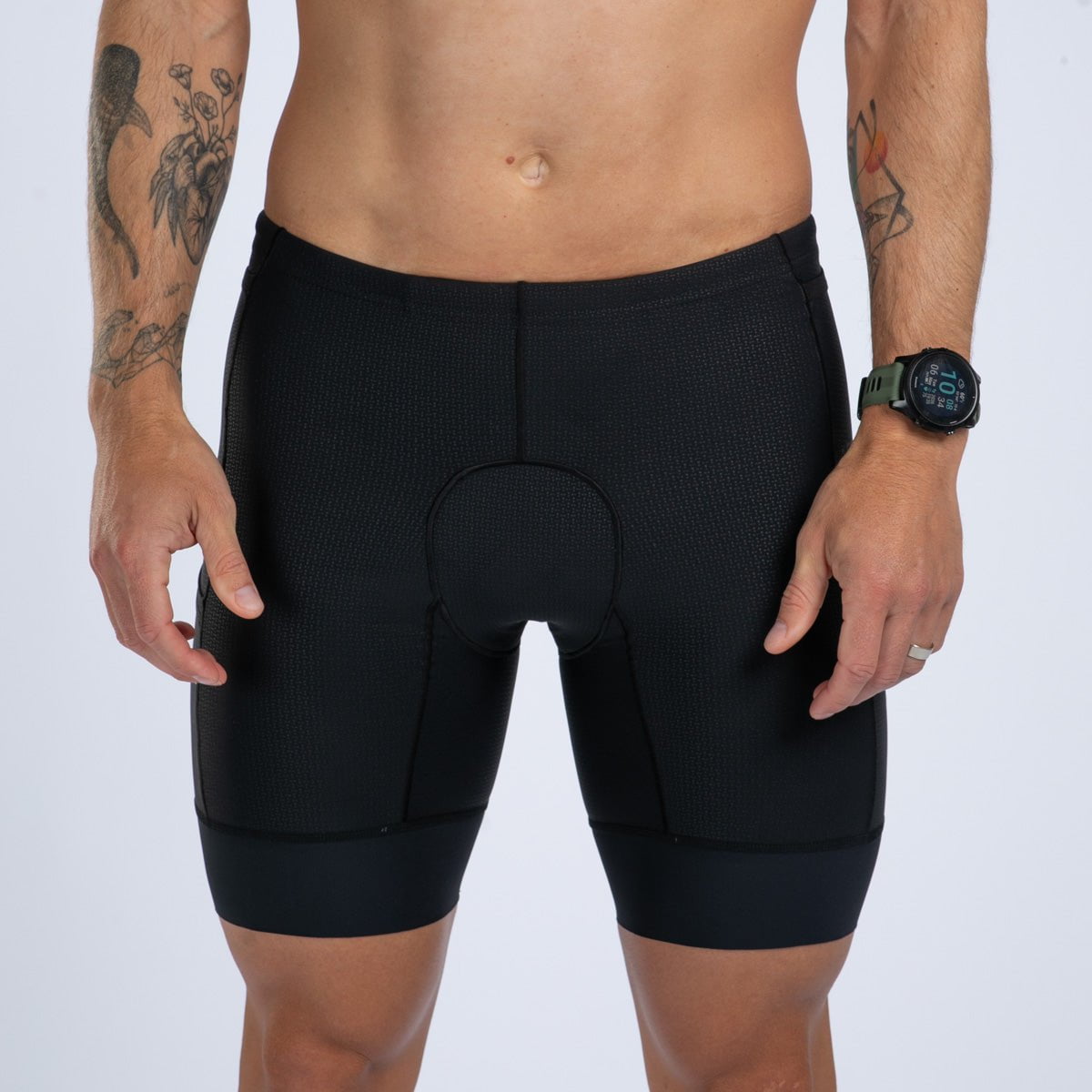 Zoot Sports TRI SHORTS Men's Elite Tri 8" Short - Jet Black