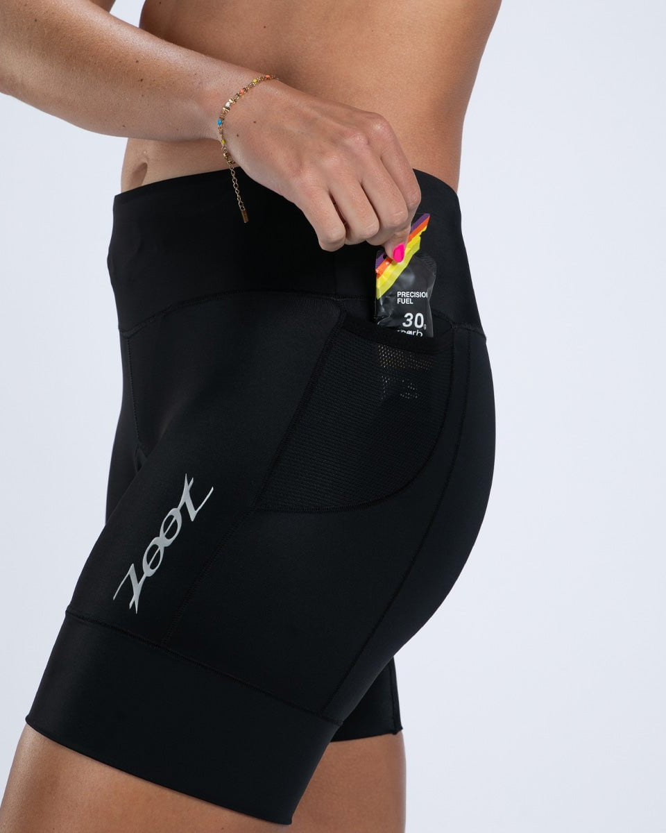 Zoot Sports TRI SHORTS Women's Core Tri 6" Short - Jet Black