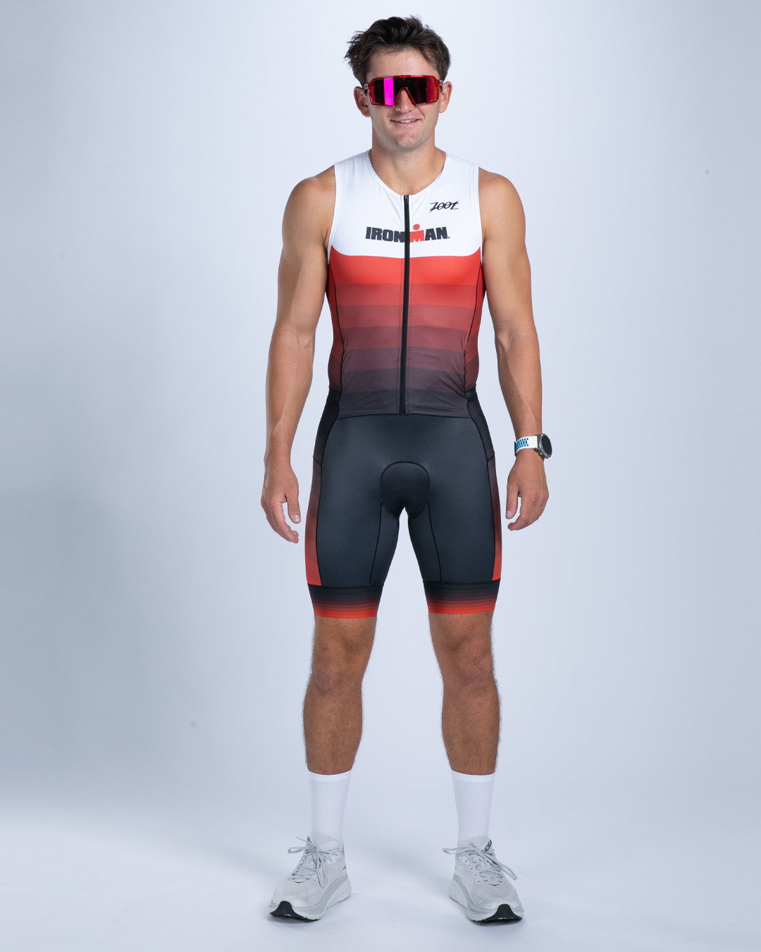 Zoot Sports TRI SLEEVELESS RACESUITS Men's Ltd Tri Slvs Fz Racesuit - IM Velocity