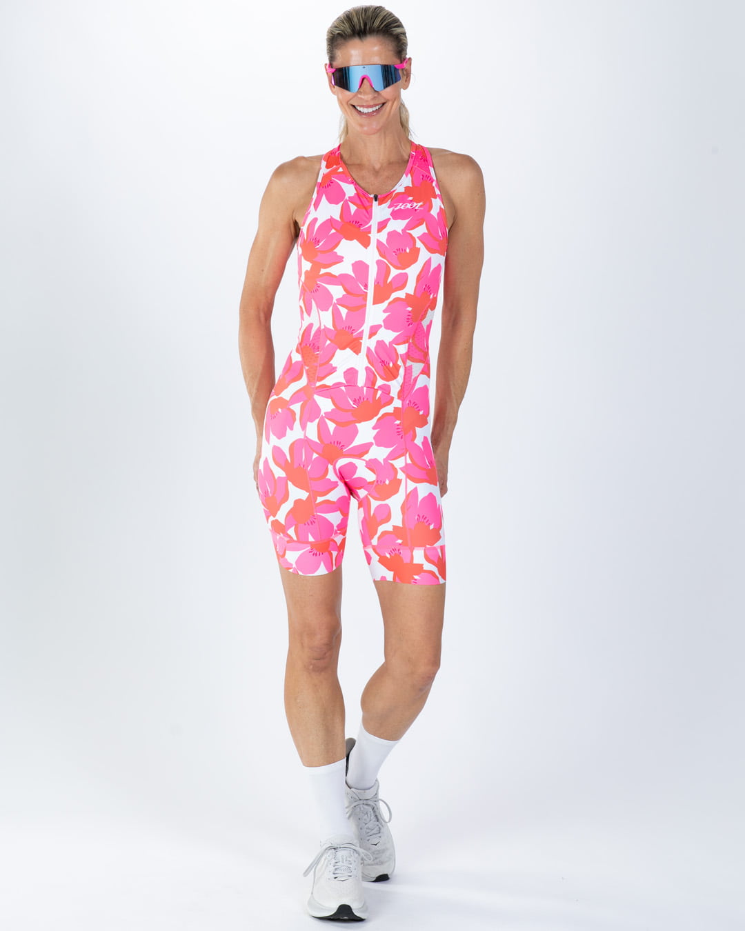 Zoot Sports TRI SLEEVELESS RACESUITS Women's Ltd Tri Slvs Fz Racesuit - Blossom