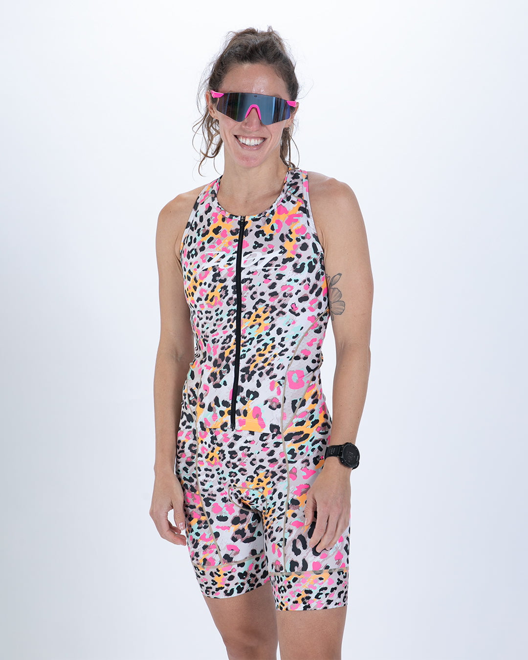 Zoot Sports TRI SLEEVELESS RACESUITS Women's Ltd Tri Slvs Fz Racesuit - Fierce