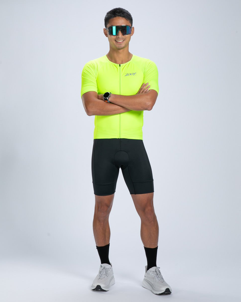 Zoot Sports TRI TOPS Men's Core Tri Aero Jersey - Hyper Yellow