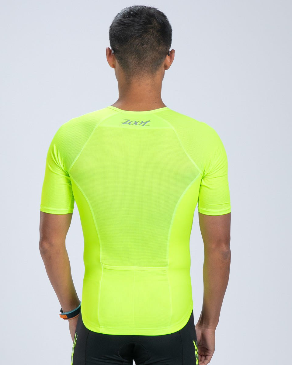 Zoot Sports TRI TOPS Men's Core Tri Aero Jersey - Hyper Yellow