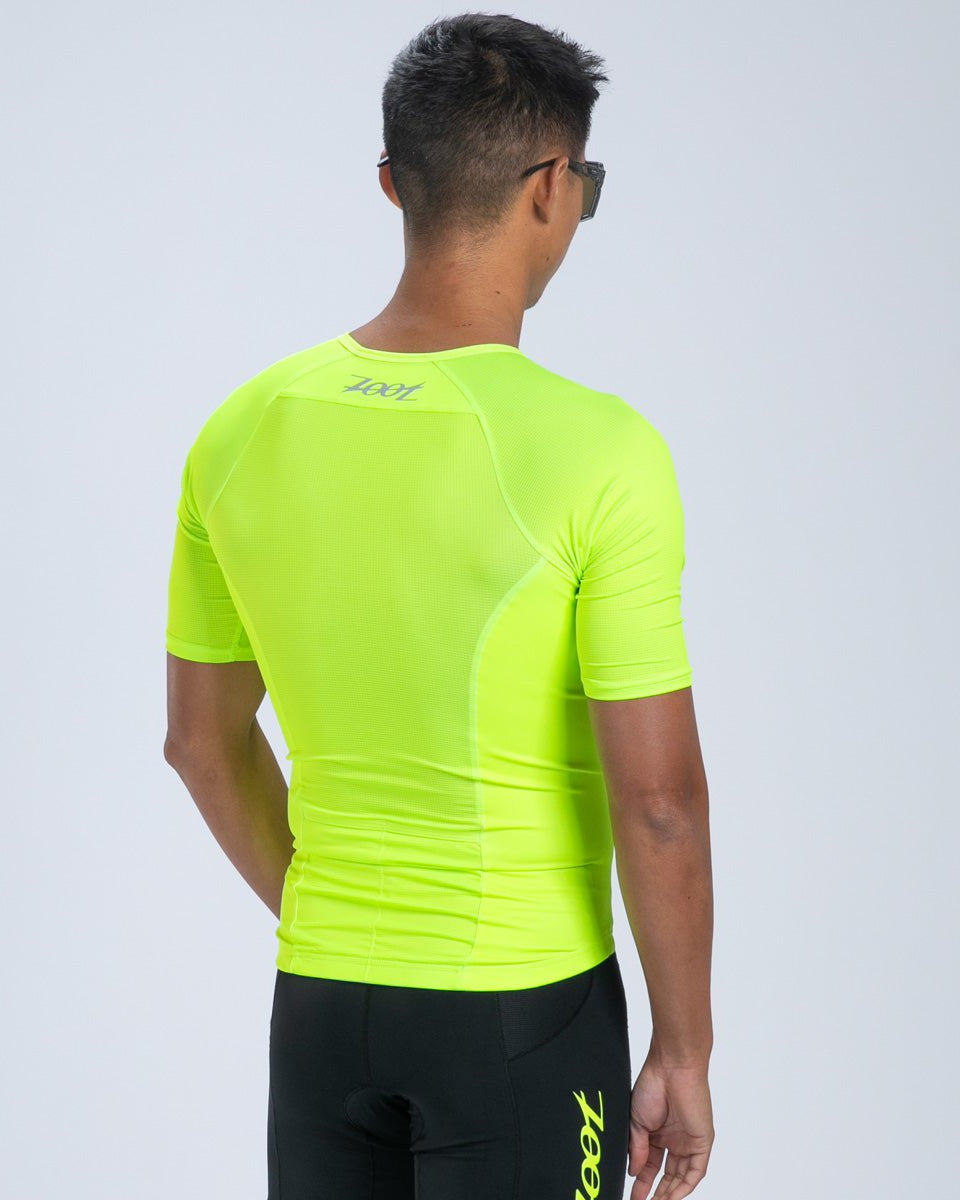 Zoot Sports TRI TOPS Men's Core Tri Aero Jersey - Hyper Yellow