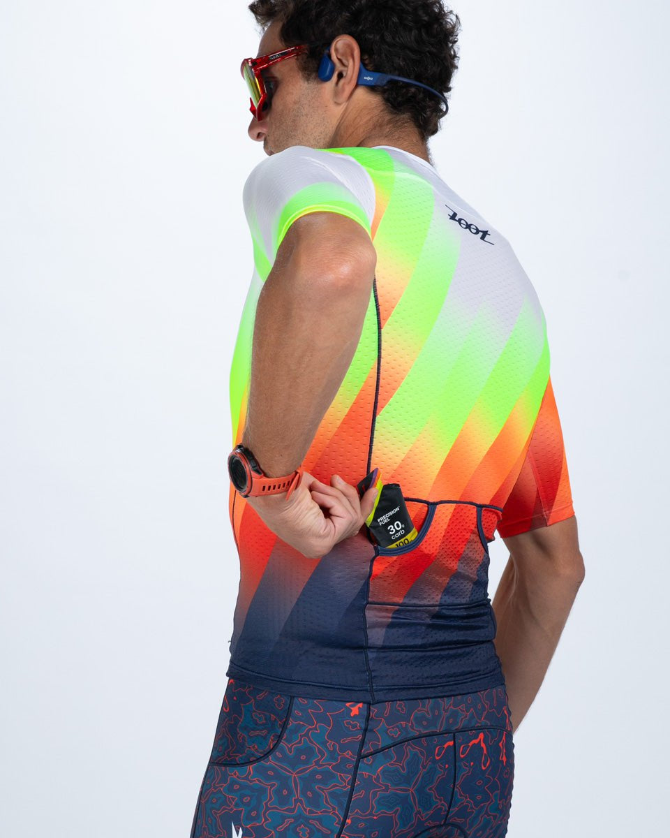 Zoot Sports TRI TOPS Men's Ltd Tri Aero Jersey - Costa Del Sol