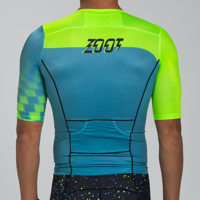 Zoot Sports TRI TOPS Men's Ltd Tri Aero Jersey - Electric