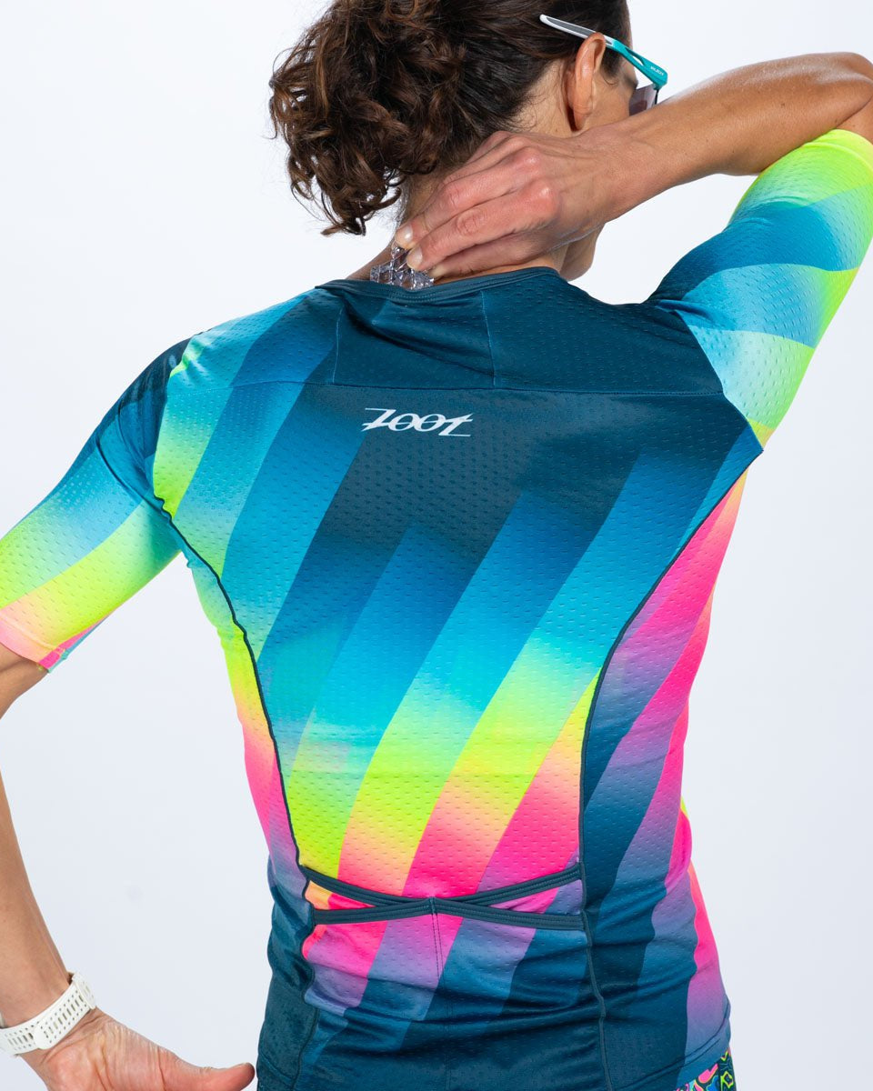 Zoot Sports TRI TOPS Women's Ltd Tri Aero Jersey - Costa Del Sol