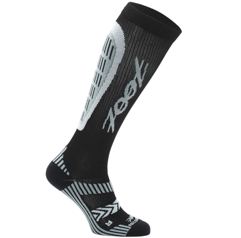 Zoot Sports COMPRESSION WOMENS ULTRA RECOVERY 2.0 CRX SOCK - BLACK GRAPHITE