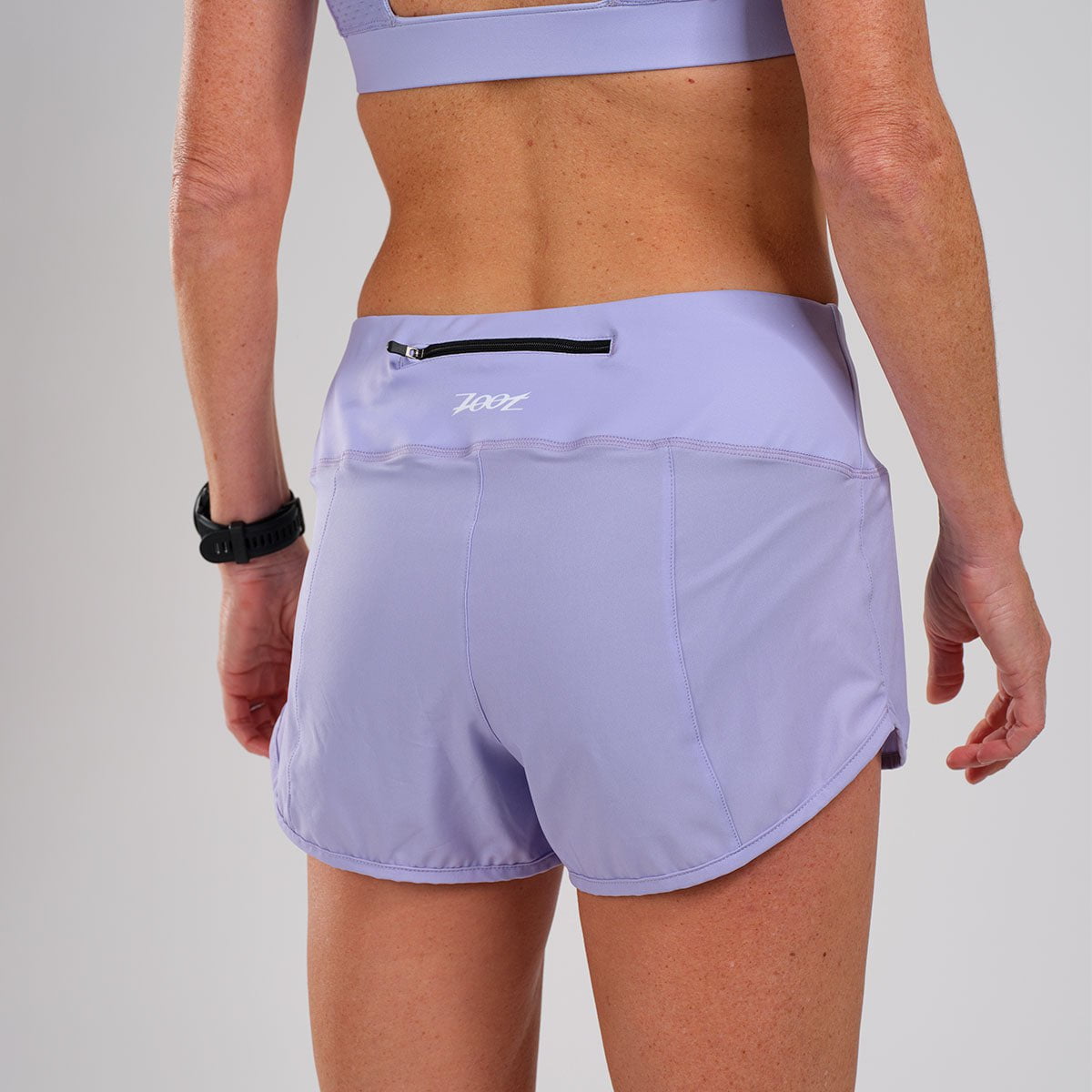 Zoot Sports RUN BOTTOMS Women's LTD Run 3" Short - Lilac