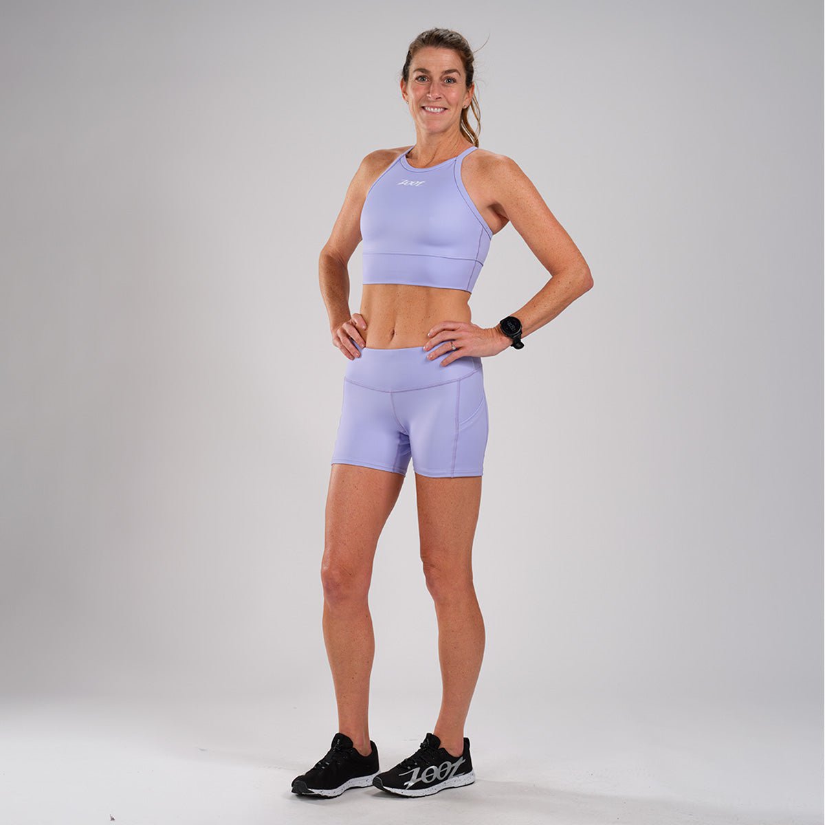 Zoot Sports RUN BOTTOMS Women's Ltd Run Pulse Short - Lilac
