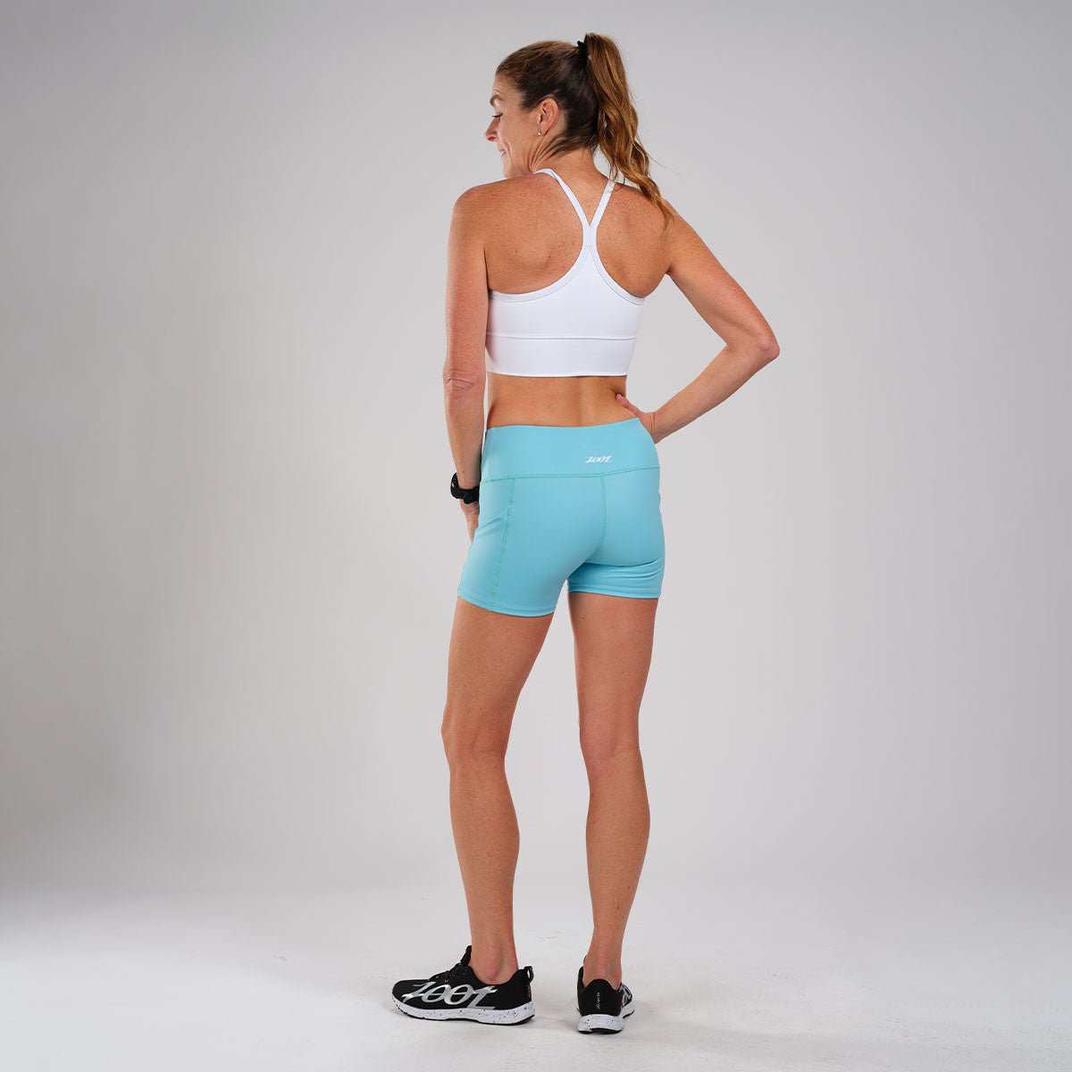 Zoot Sports RUN CROP Women's LTD Run Crop - White