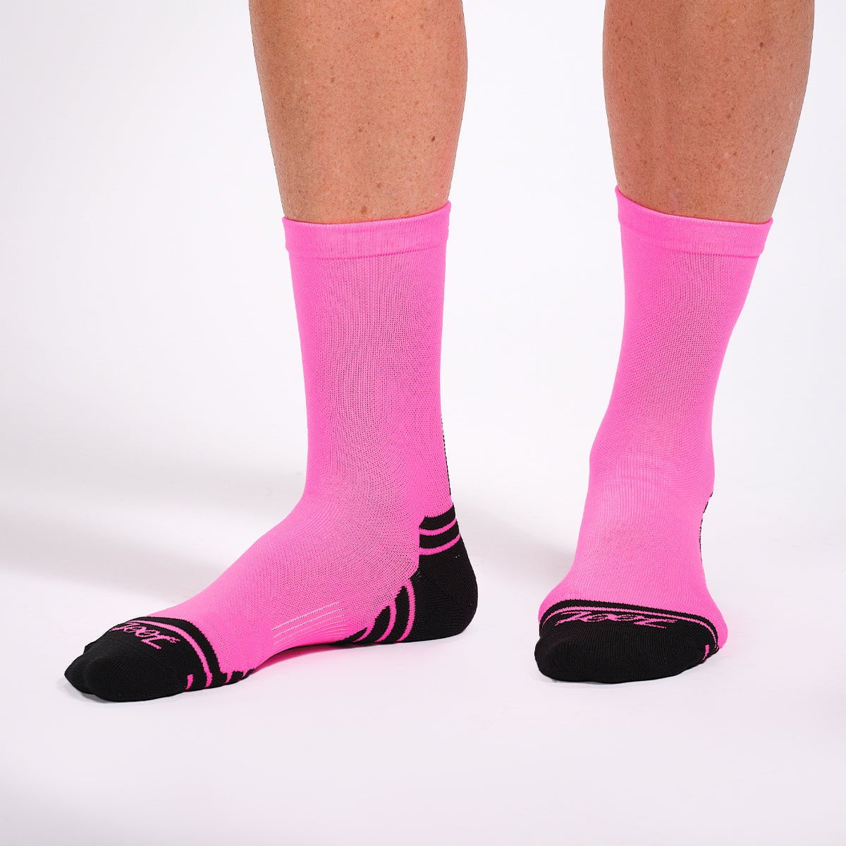 Zoot Sports SOCKS Unisex 6" Sock - Hi Viz Pink