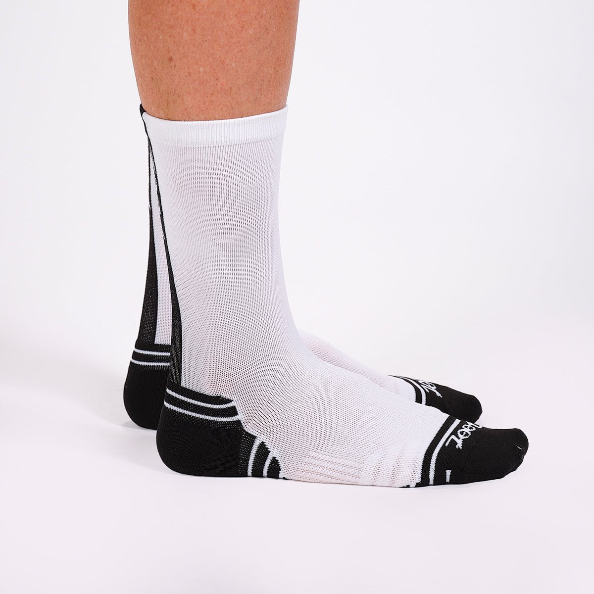 Zoot Sports SOCKS Unisex 6" Sock- White/Black