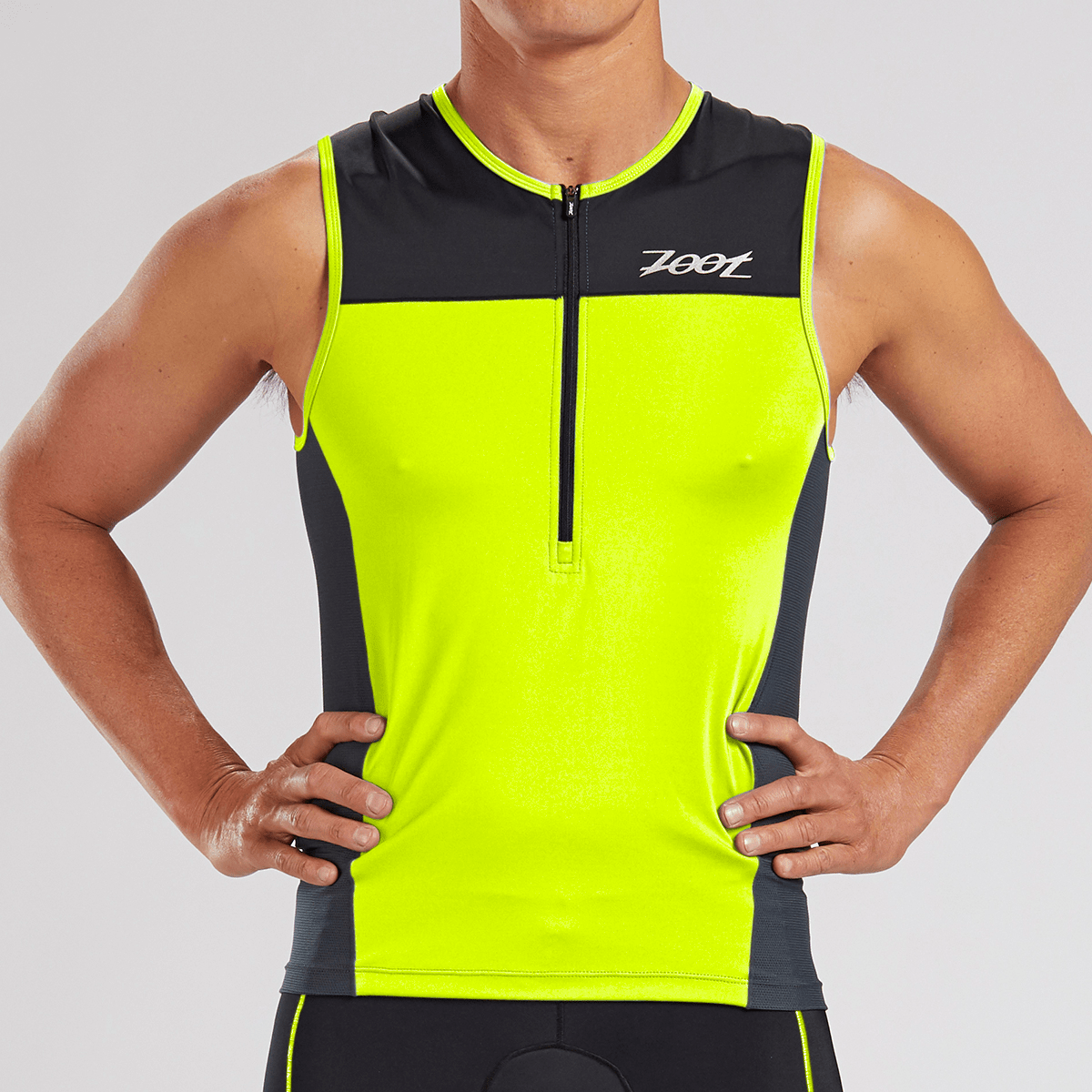 Zoot Sports TRI TOPS MENS CORE TRI TANK - SAFETY YELLOW