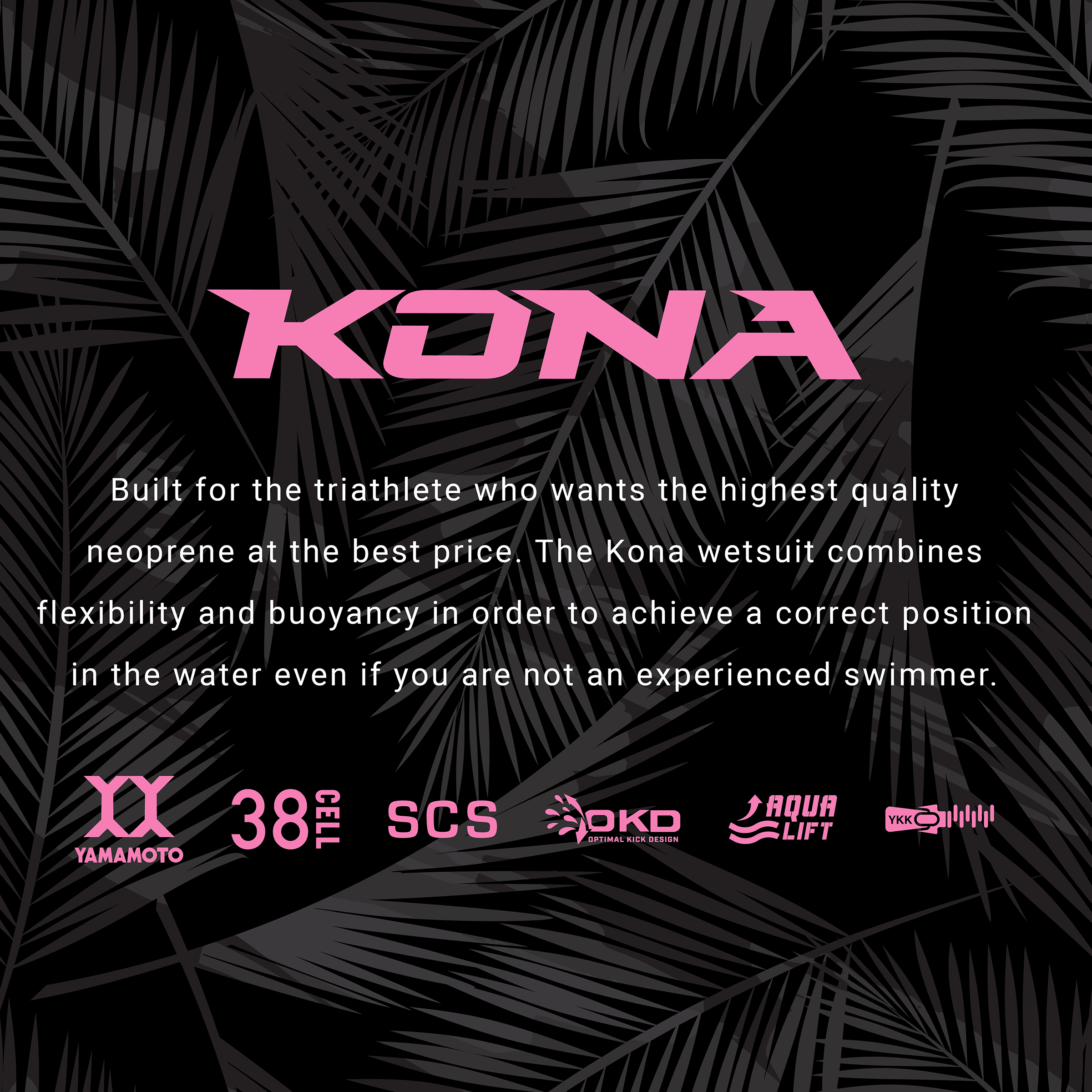 Zoot Sports WETSUITS Women's Kona 2.0 Wetsuit - Pink Flora