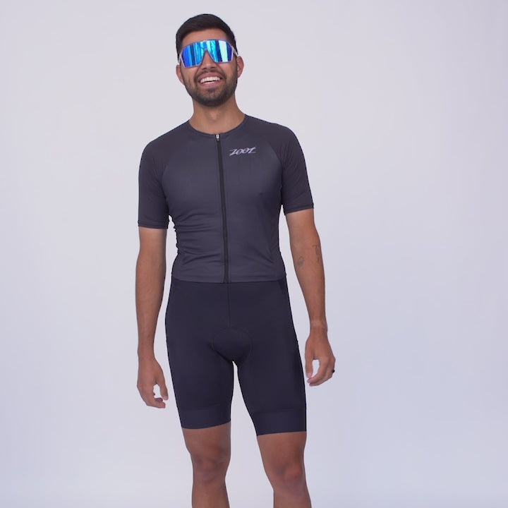 Men's Core Tri Aero FZ Racesuit - Ocean Blue – Zoot Sports