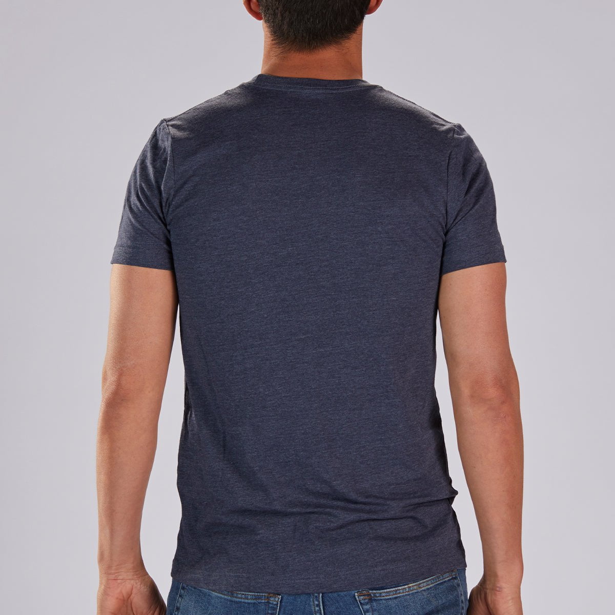 SQUADRA SQUADRA CYCLE INLINE Men's Limited Edition Cotton Tee - Heather Grey "Squadra Patch"