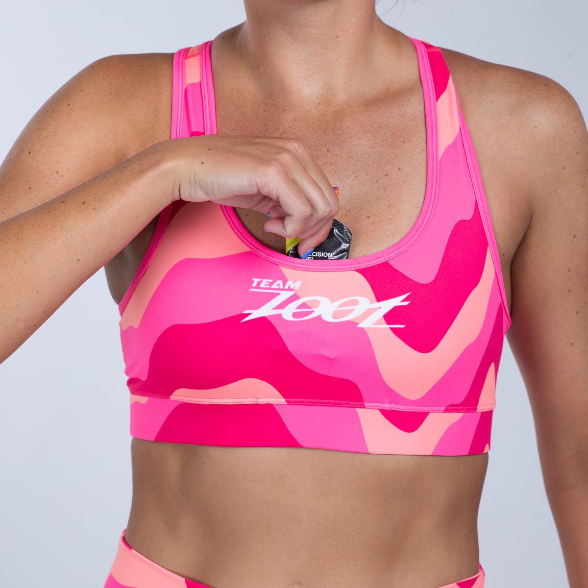 Team Zoot BRAS Women's Ltd Run Bra - Pink Wave